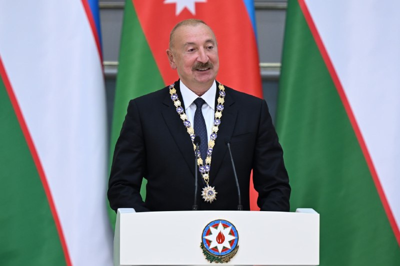 Oʻzbekiston va Ozarbayjon Prezidentlarini ikki mamlakatning oliy davlat mukofotlari – "Haydar Aliyev" ordeni va "Oliy Darajali Do‘stlik" ordeni bilan taqdirlash marosimi boʻlib oʻtdi.